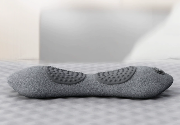 3-in-1 Back Massager with Heat and Vibration - Ergonomic Deep Tissue Back and Neck Massager