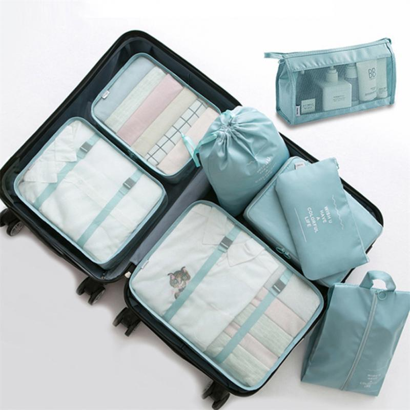 8-Piece Travel Packing Cubes and Luggage Organizer Set
