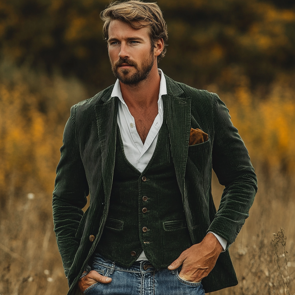 Blazer and Waistcoat Set