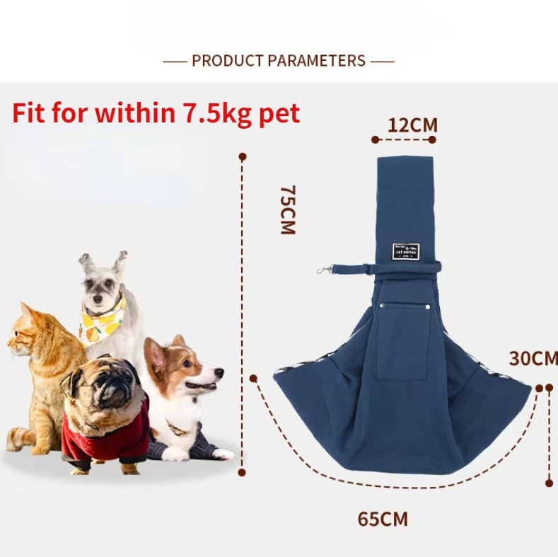 Comfort Shoulder Sling Carrier for Dogs and Cats