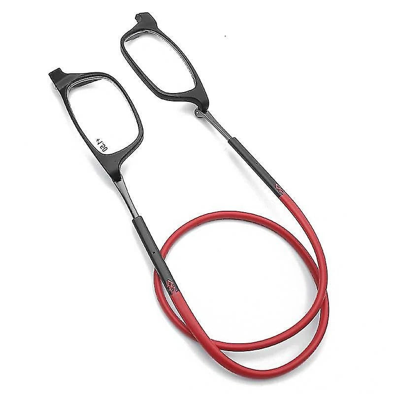 Magnetic Reading Glasses with Around-the-Neck Design