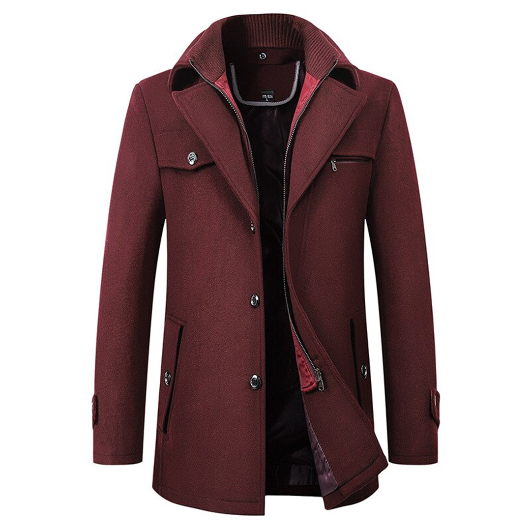 Men's Elegant Long Trench Coat