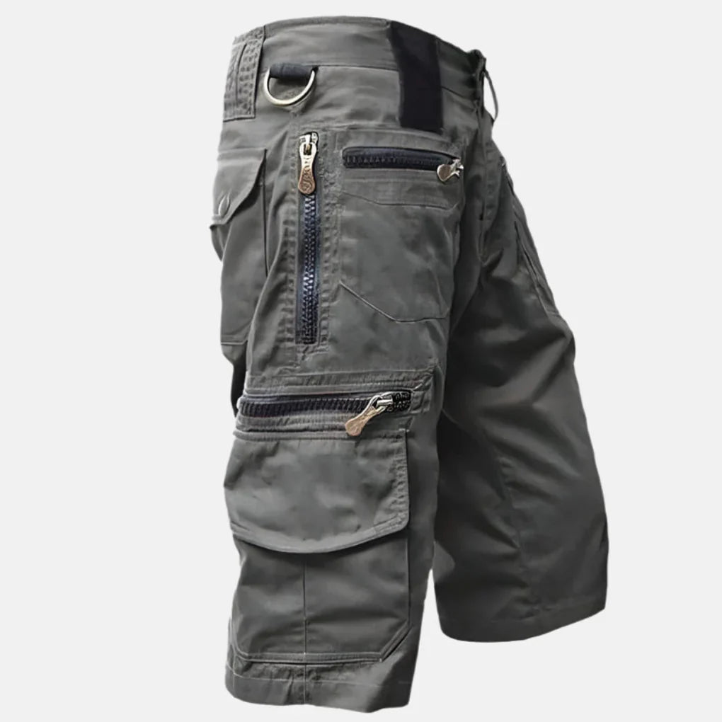 Men's Knee-Length Utility Cargo Shorts