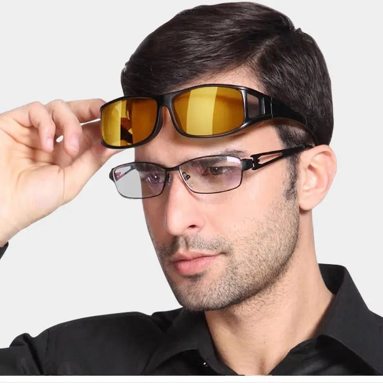 Night Driving Glasses - Wear Over Regular Glasses