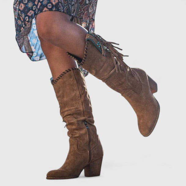 Orthopedic Fringe Boots