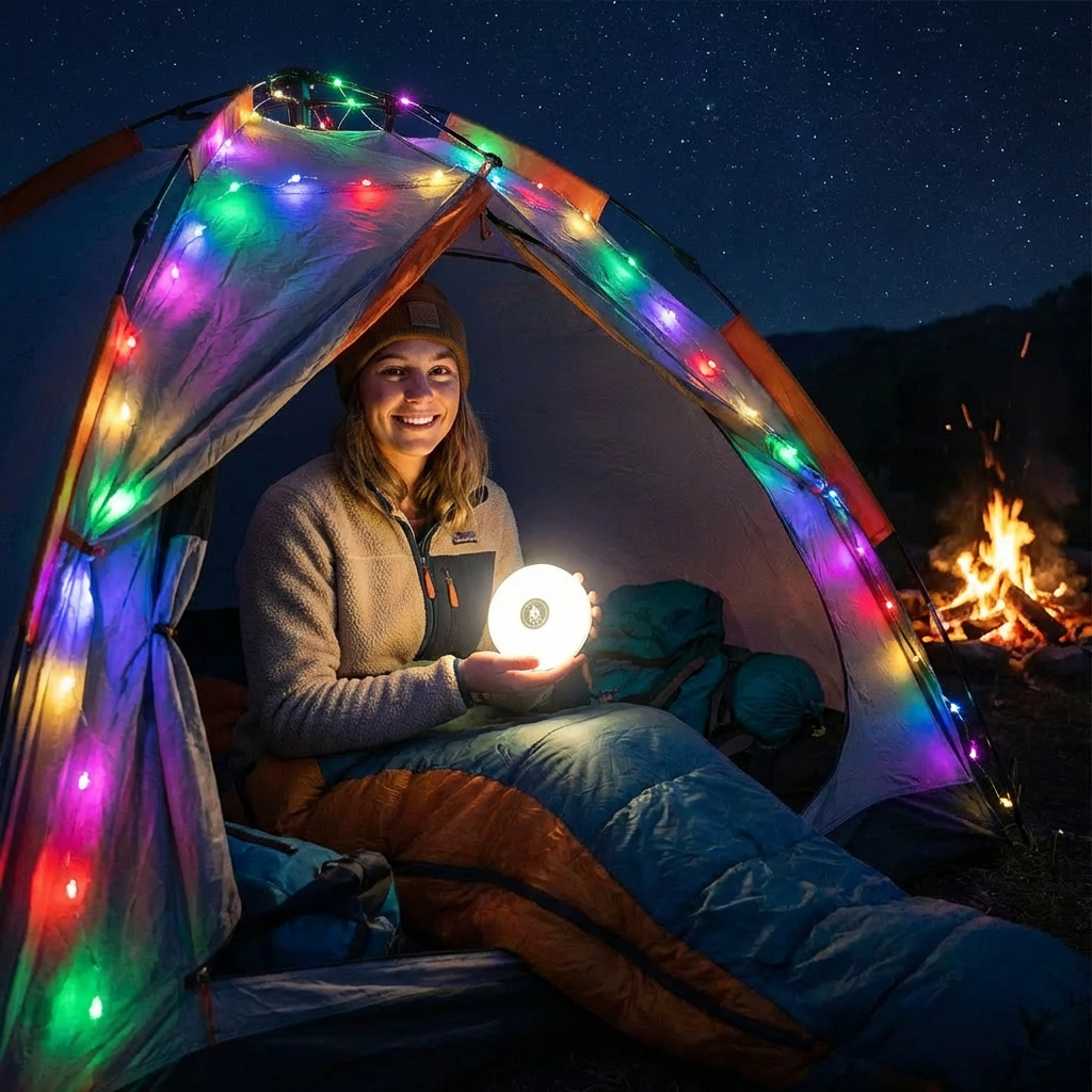 Portable 4-in-1 Camping Light – Versatile Lighting Anywhere