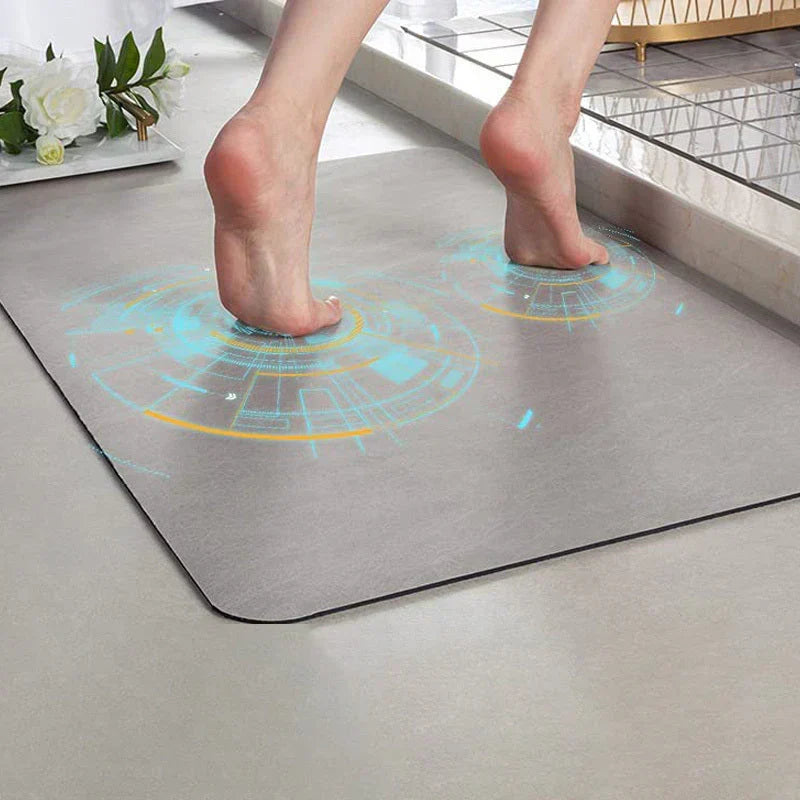 Quick-Drying Non-Slip Diatomite Bath Mat