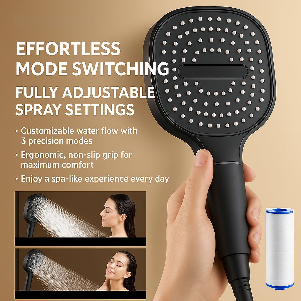 Shower Head with Turbo Boost Technology