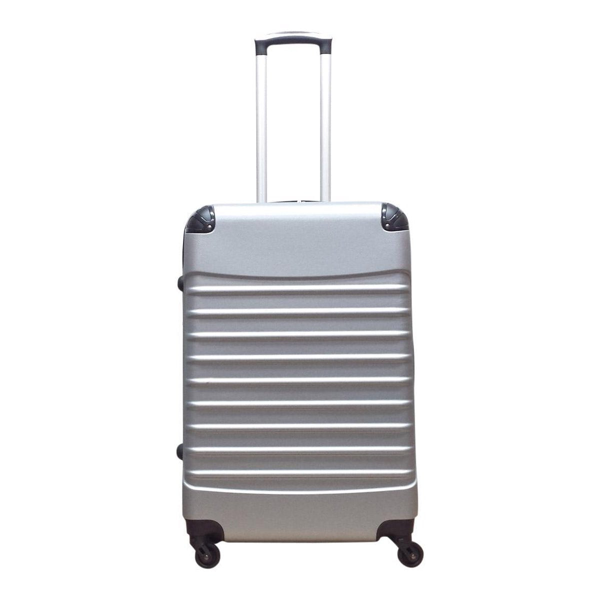 Silver 2-Piece Hardshell Suitcase Set