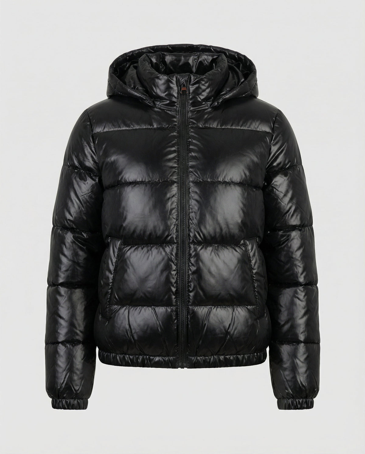 Women's Lightweight Shiny Puffer Jacket