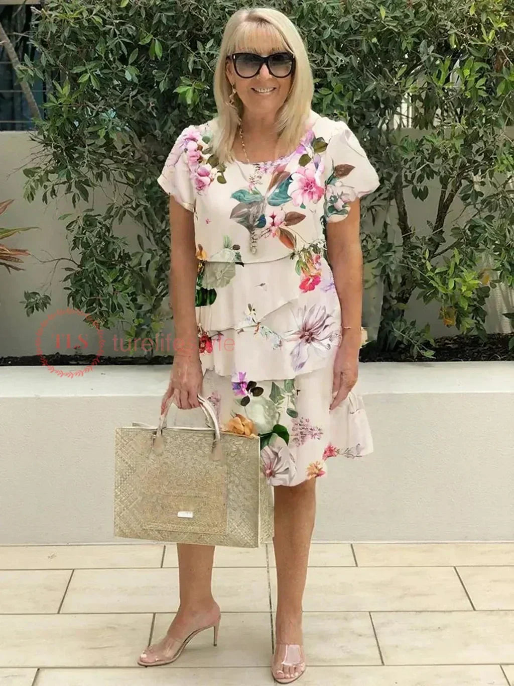 Women's Ruffle Tiered Mini Dress
