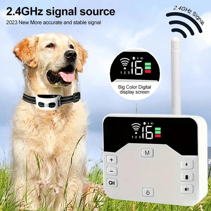 2-in-1 Wireless Dog Fence - Training & Safety