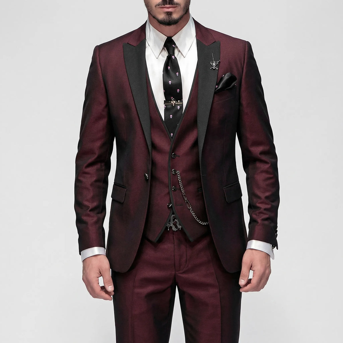 3-Piece Formal Slim-Fit Suit - Seth