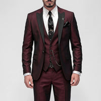3-Piece Formal Slim-Fit Suit - Seth