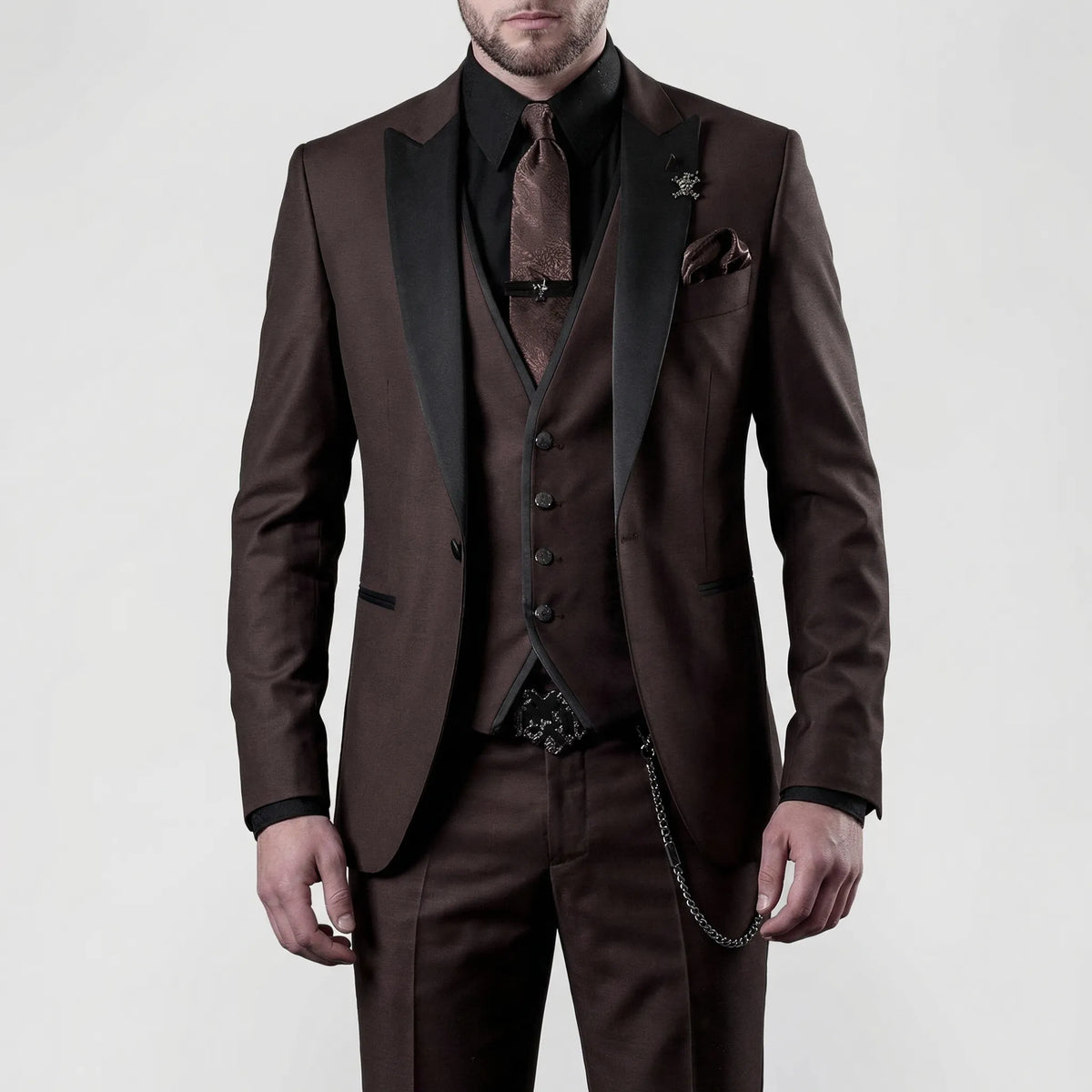 3-Piece Formal Slim-Fit Suit - Seth