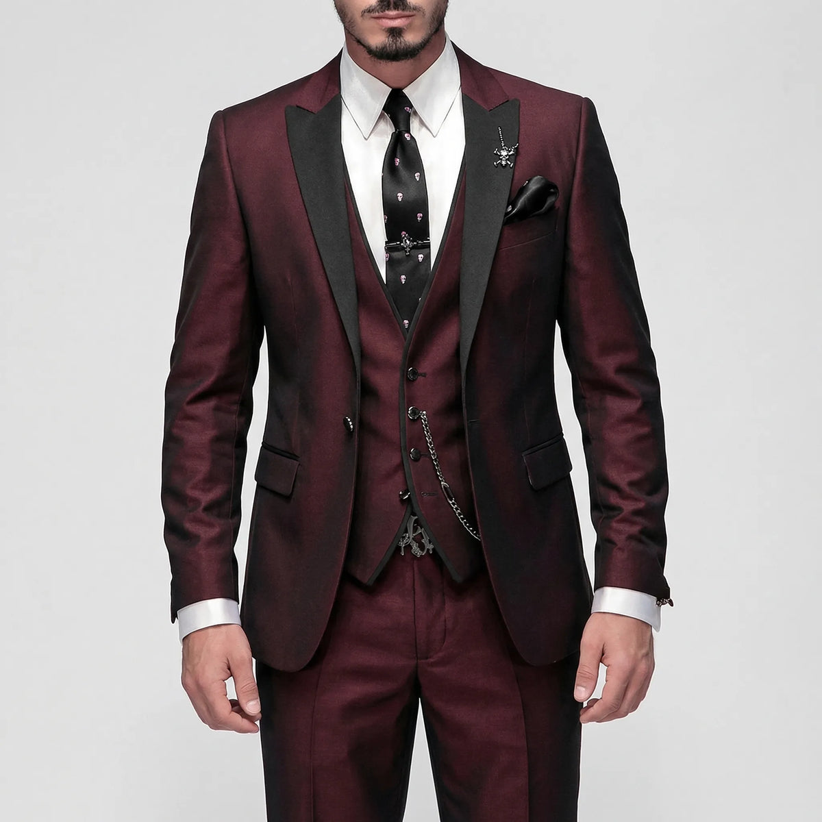 3-Piece Formal Slim-Fit Suit - Seth