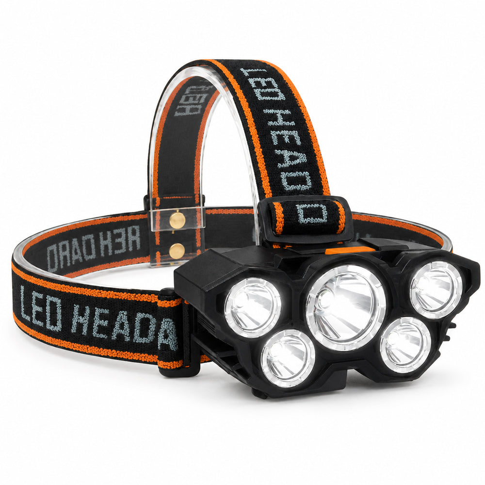 300 Lumen Headlamp with 180° Adjustable Angle - 4 Light Modes