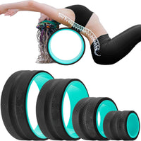 4-Piece Back Roller Wheel Set with Yoga Blocks