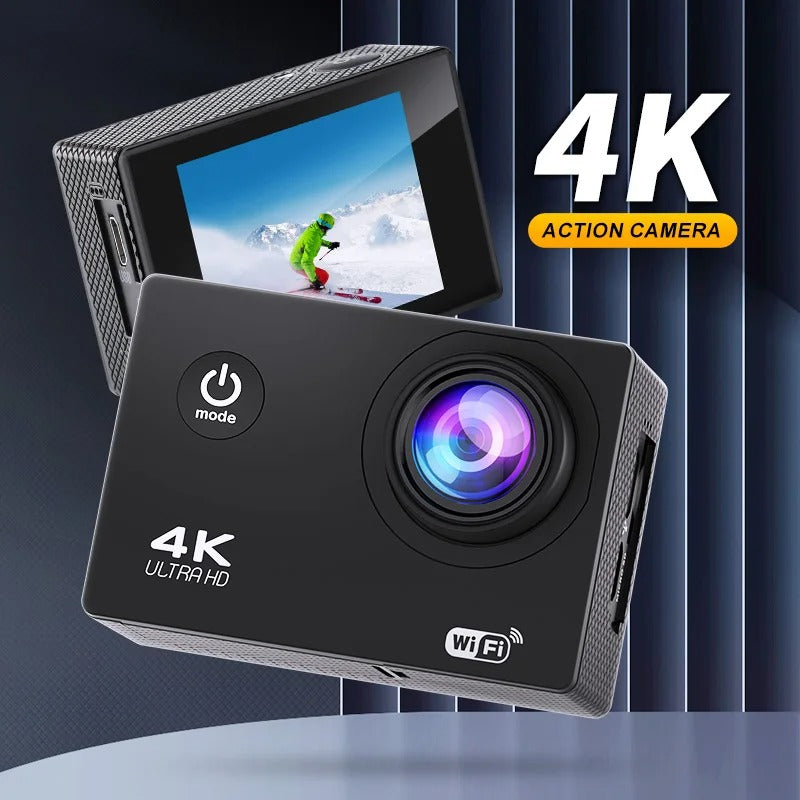 4K Ultra HD Waterproof Wi-Fi Sports Action Camera