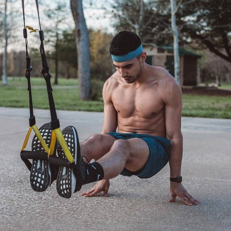 Adjustable and Durable Workout Suspension Straps