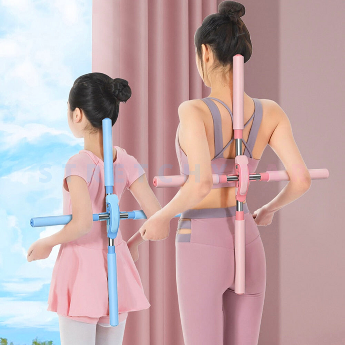 Adjustable Bar for Neck and Back Relaxation
