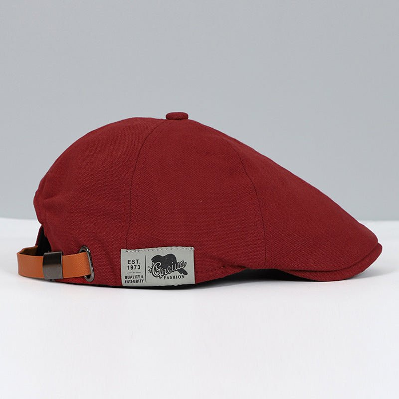 Adjustable Flat Cap for a Perfect Fit and Comfort