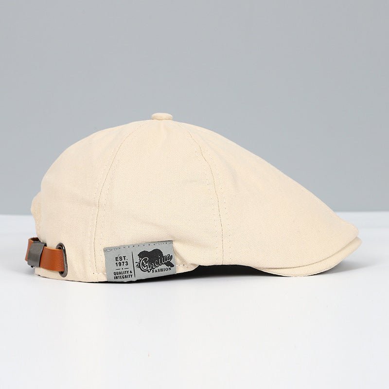 Adjustable Flat Cap for a Perfect Fit and Comfort