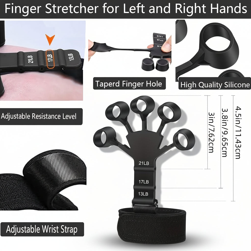 Adjustable Hand Gripper and Forearm Strength Trainer Workout Set