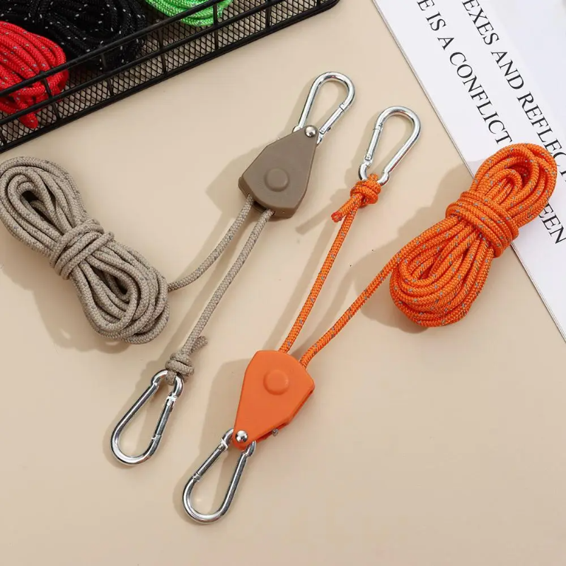 Adjustable Pulley Camping Rope