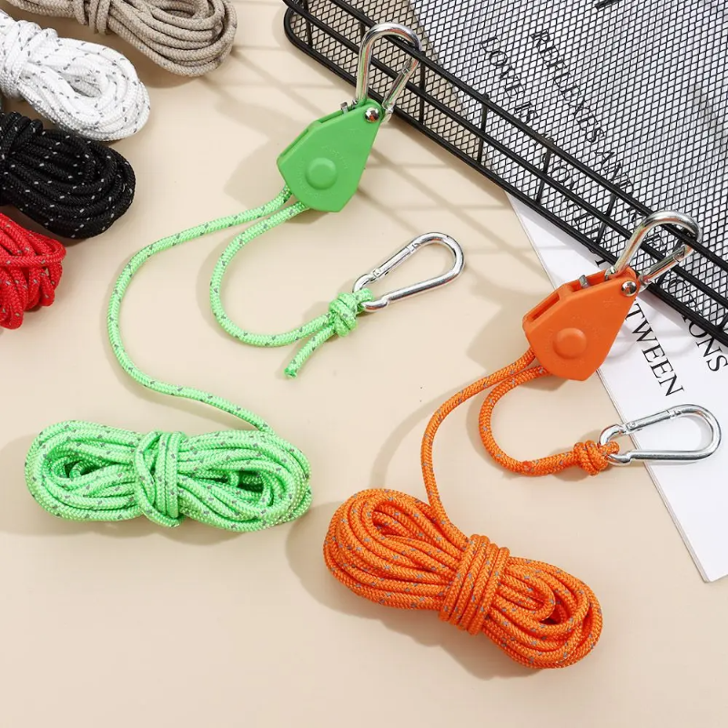 Adjustable Pulley Camping Rope