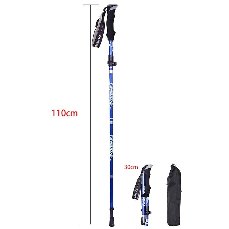 Adjustable Telescopic Folding Trekking Poles for Hiking