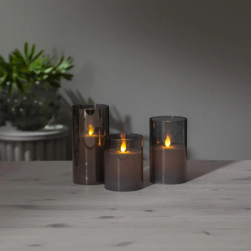 Ambient Cordless LED Candles - Set of 3