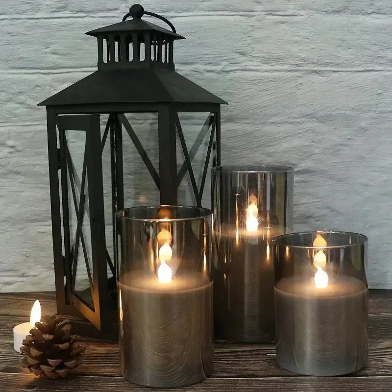 Ambient Cordless LED Candles - Set of 3