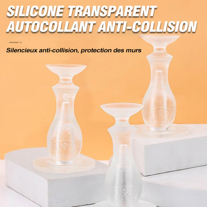 Anti-Collision Transparent Door Stopper