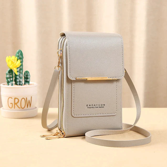 Anti-Theft Crossbody Bag with RFID Protection