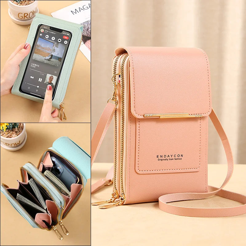 Anti-Theft Crossbody Bag with RFID Protection