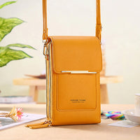 Anti-Theft Crossbody Bag with Touchscreen Phone Pocket