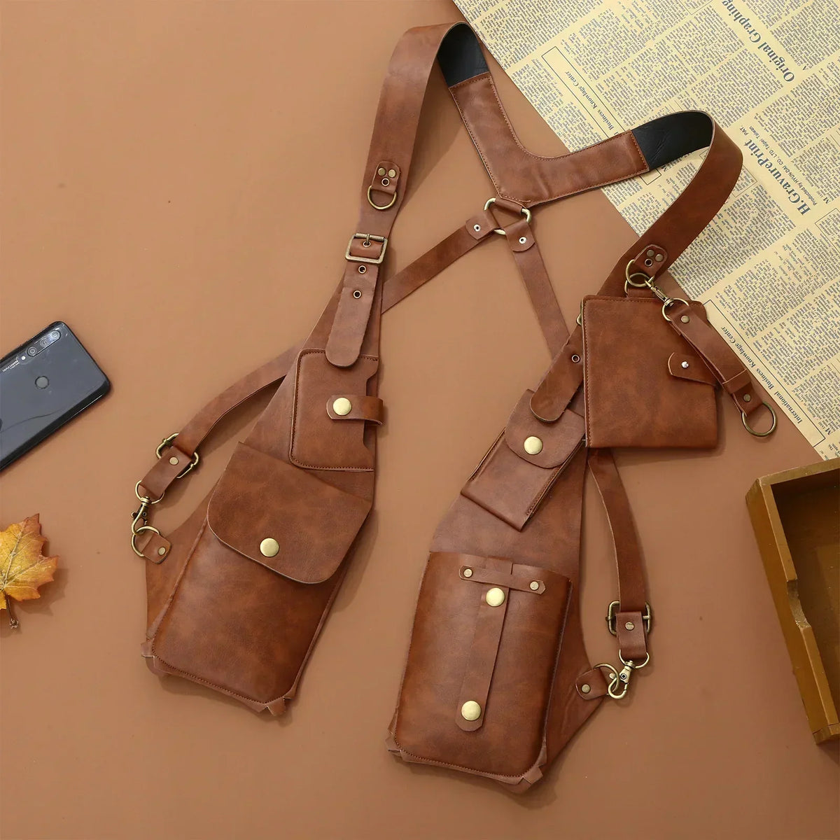 Anti-Theft Shoulder Holster Crossbody Bag