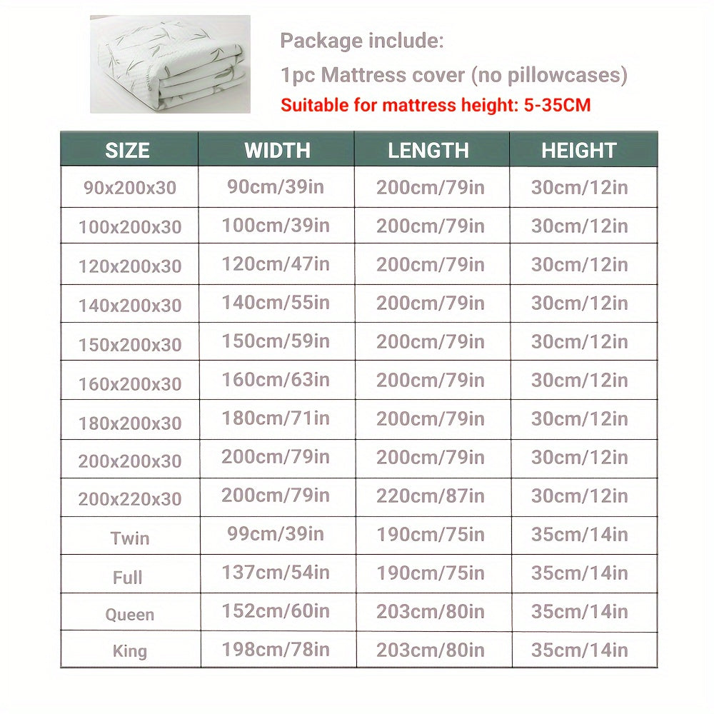 Bamboo Mattress Protector – Breathable and Cooling for Enhanced Sleep Comfort