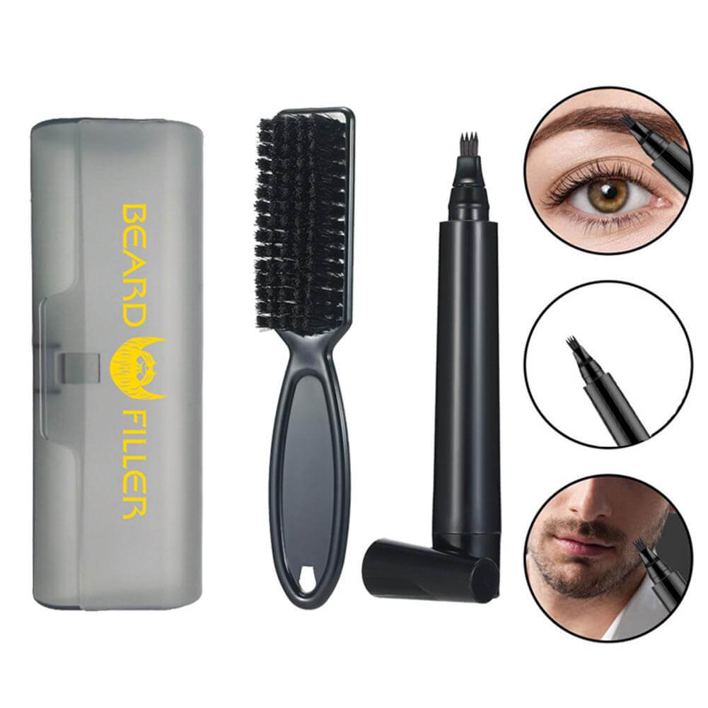 Beard Filler Pen and Brush Kit