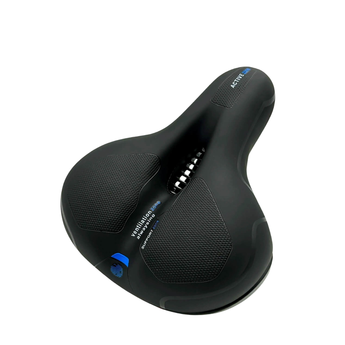 Bicycle Saddle with Pressure-Relieving Memory Foam - Black