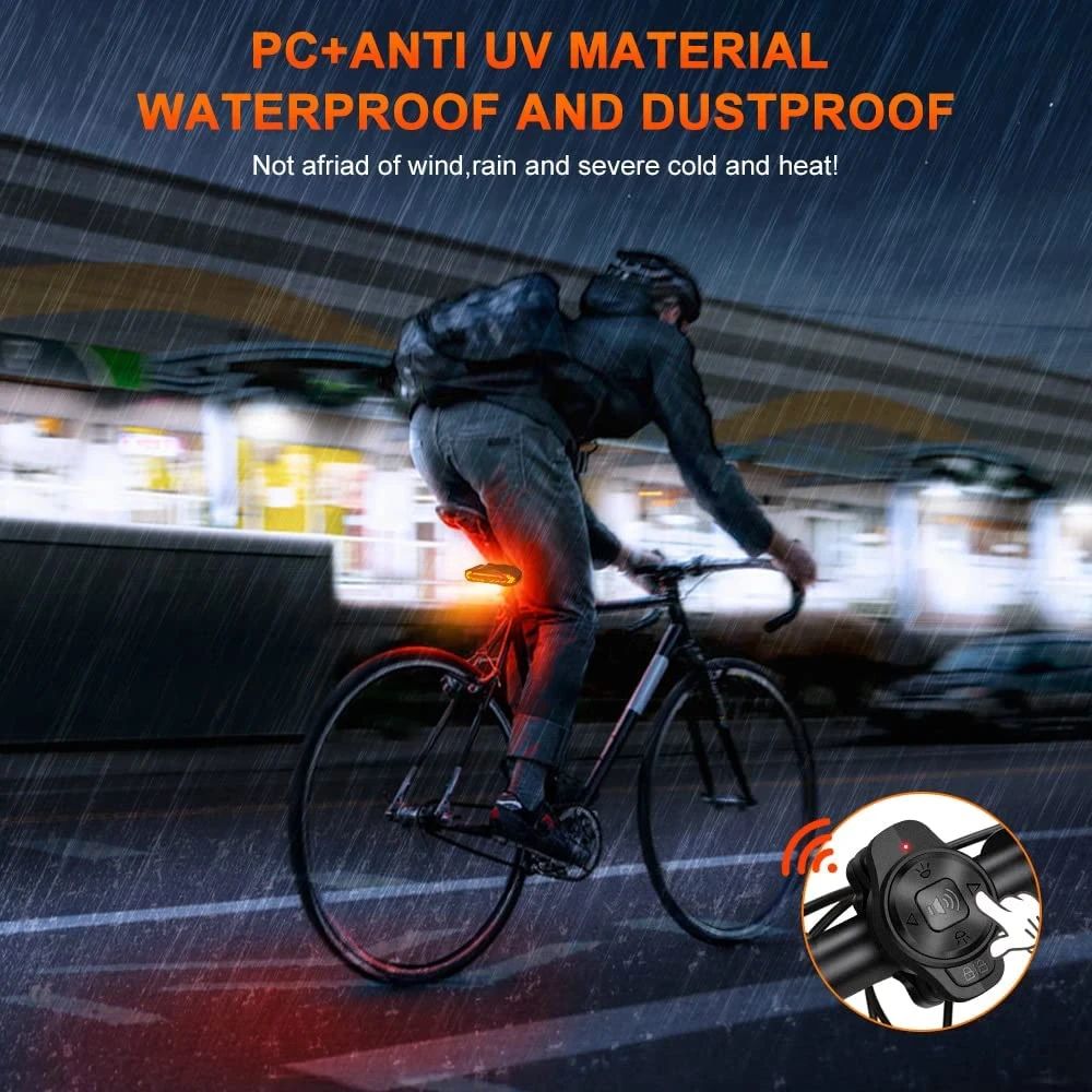 Bike Light with Alarm - Bicycle Safety