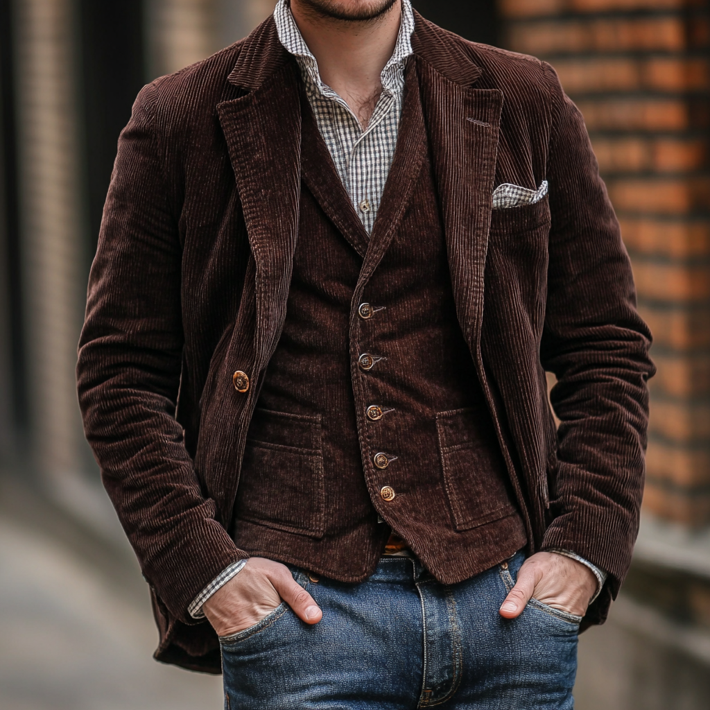 Blazer and Waistcoat Set