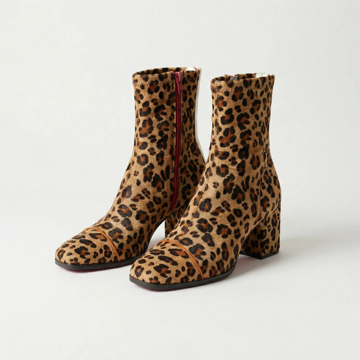 Block Heel Ankle Boots - Wendy