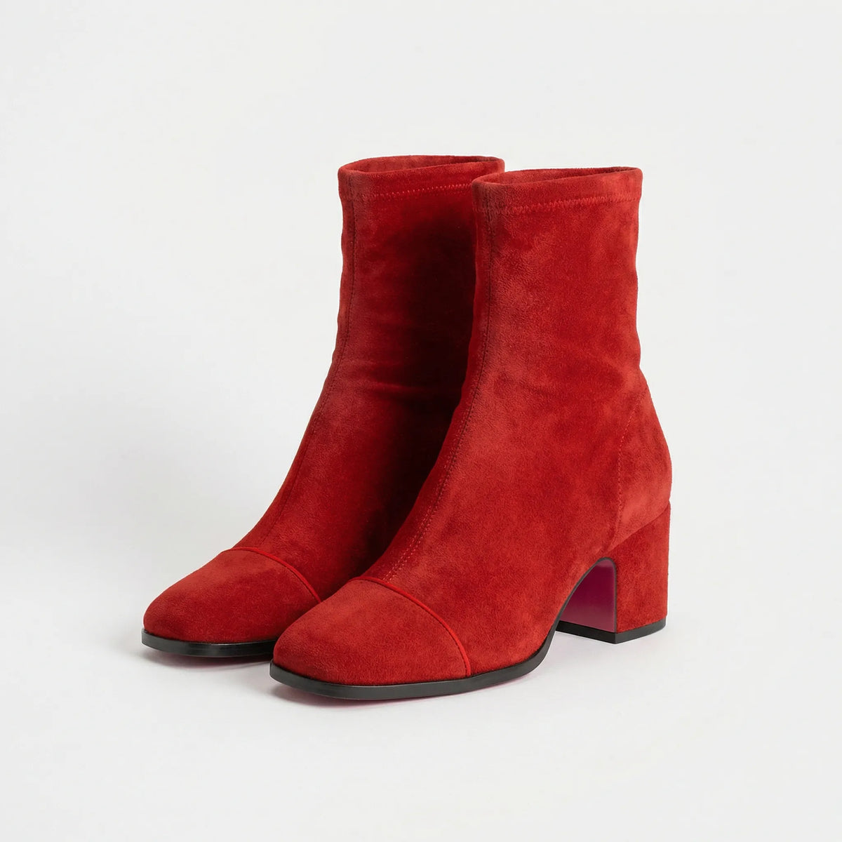 Block Heel Ankle Boots - Wendy