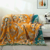 Boho Cotton Throw Blanket