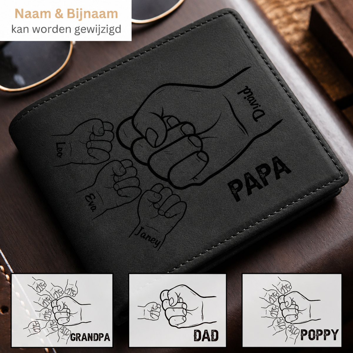 BondWallet | A Beautiful Keepsake He Will Always Carry With Him