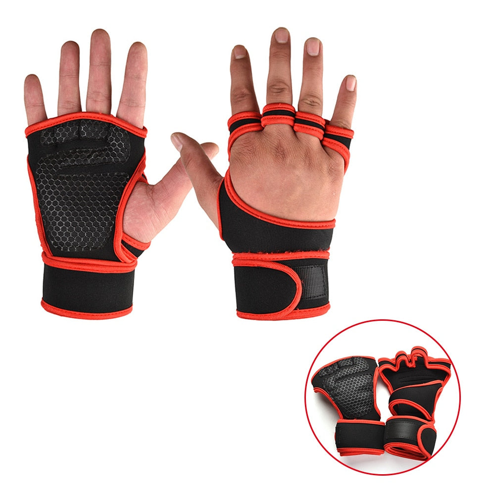 Breathable Power Grip Fitness Workout Gloves