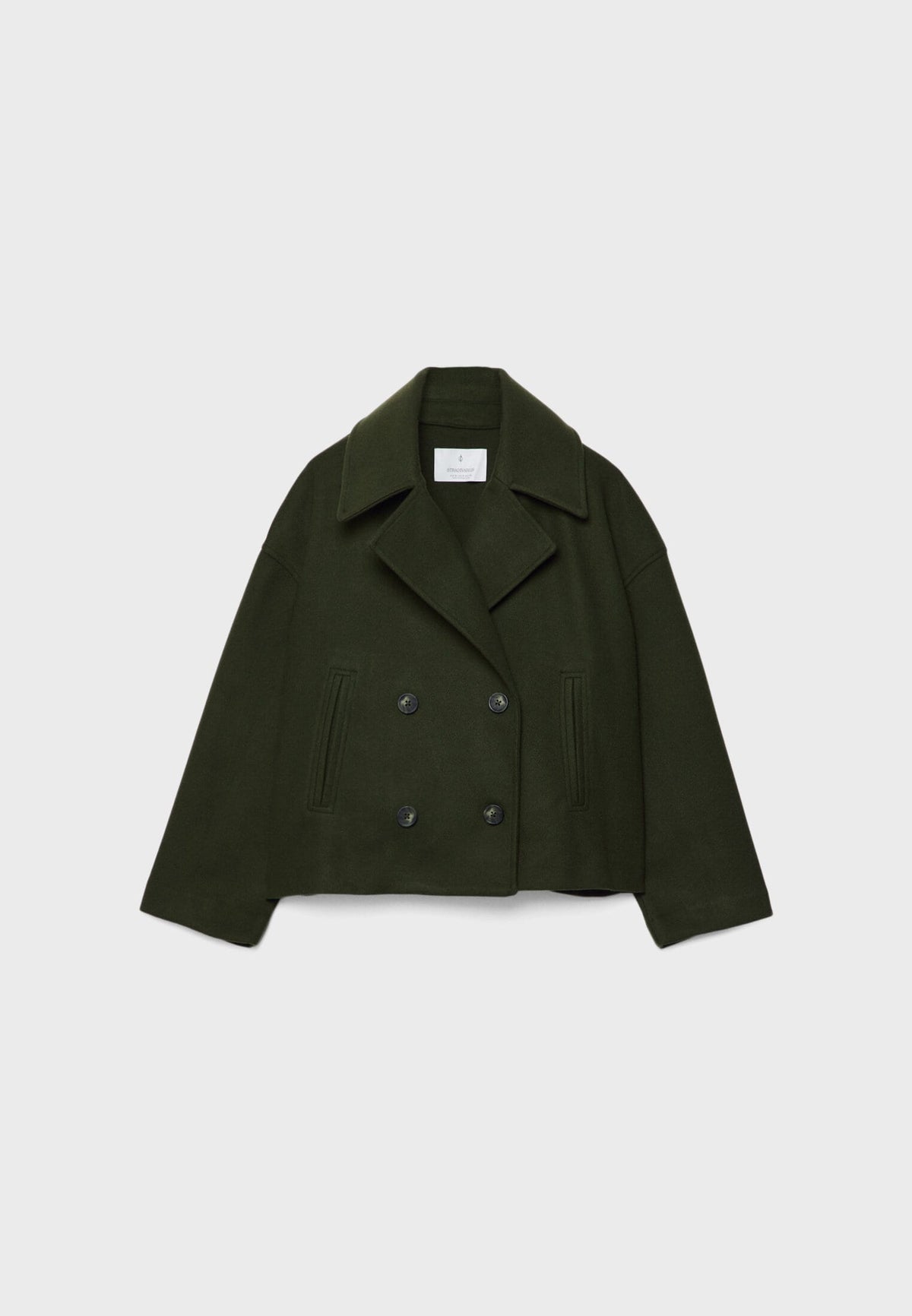 Chic Double-Breasted Short Jacket - Elegant & Timeless