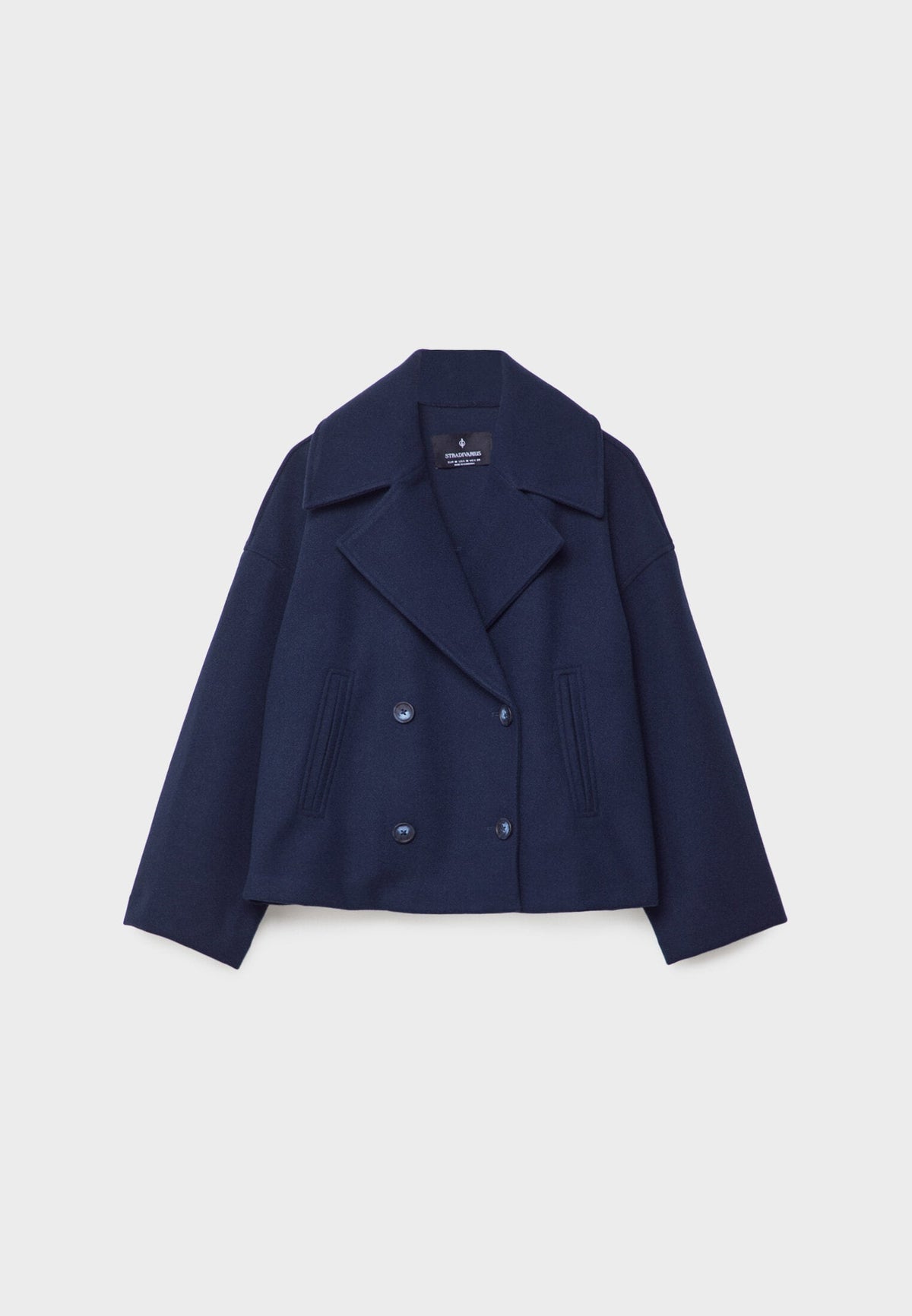 Chic Double-Breasted Short Jacket - Elegant & Timeless